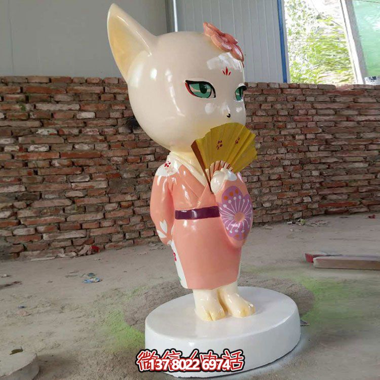 彩绘玻璃钢动漫人物博鱼平台