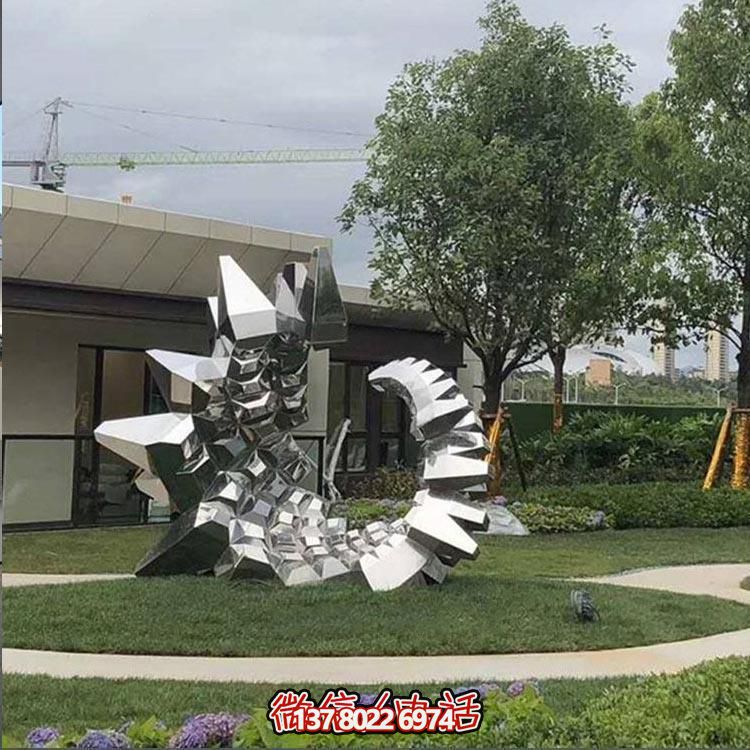 创意不锈钢景观博鱼平台让户外园林更加美丽