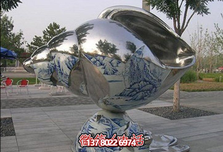 不锈钢海螺博鱼平台——为广场增添创意装点 不锈钢海螺博鱼平台——为广场增添创意装点