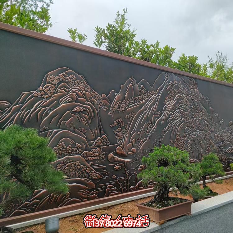 大型户外园林浮雕铜雕壁画博鱼平台