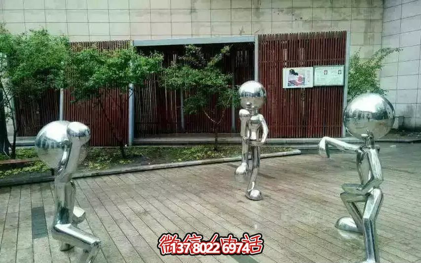 不锈钢儿童抽象博鱼平台——为广场景观带来更多乐趣