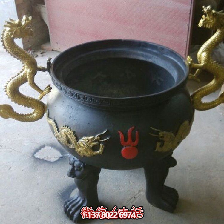 大型户外铜雕香炉博鱼平台