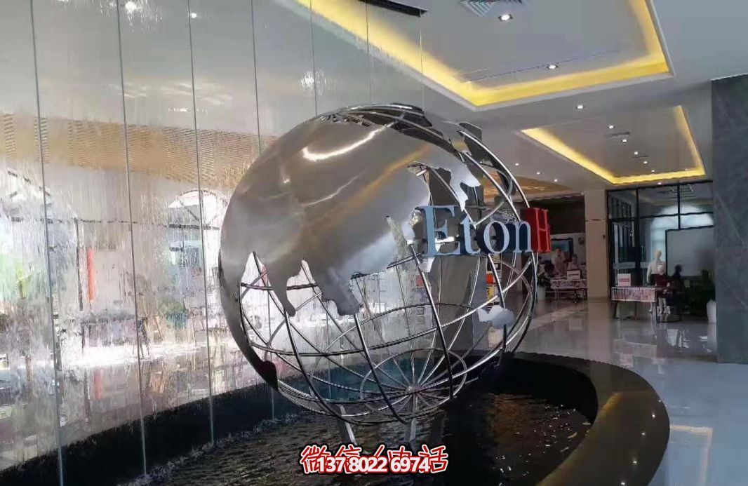 不锈钢镜面地球仪装饰品博鱼平台 不锈钢镜面地球仪装饰品博鱼平台
