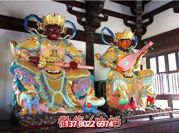 巨型玻璃钢彩绘天王博鱼平台景观