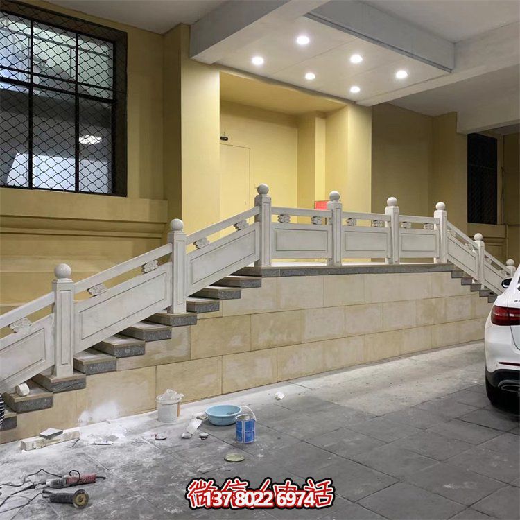 精美大理石园林景观扶手护栏博鱼平台