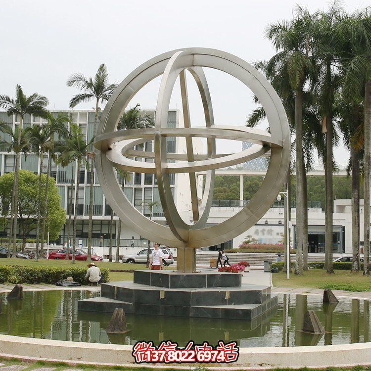 自然景观不锈钢博鱼平台水景