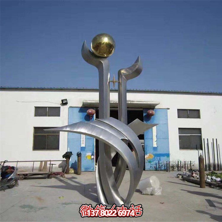 抽象小品不锈钢博鱼平台