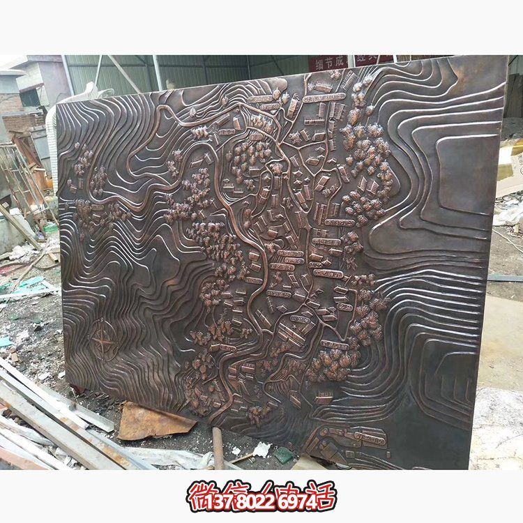 精致雅致的园林景观浮雕、壁画及博鱼平台装置的完美结合