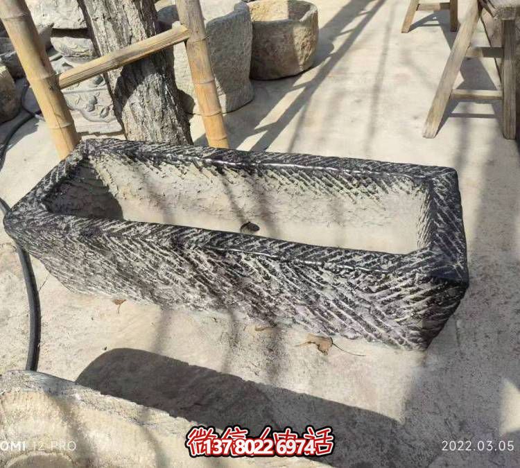 仿古石槽博鱼平台猪牛长方形旧老样式