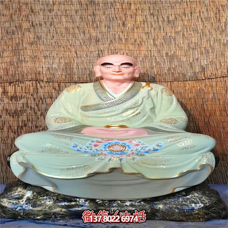 杰出的玻璃钢佛像彩绘大型景观博鱼平台——十八罗汉
