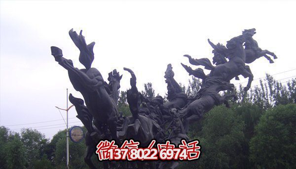 玻璃钢创意马群博鱼平台