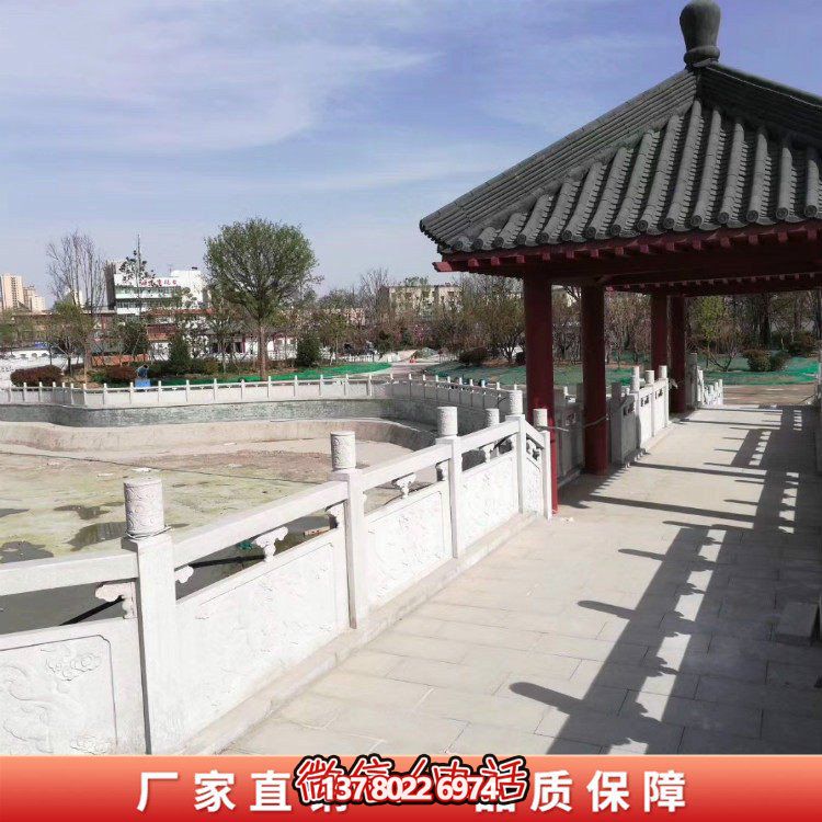 “精美绝伦的园林景观栏杆博鱼平台—精致细致的艺术美学”