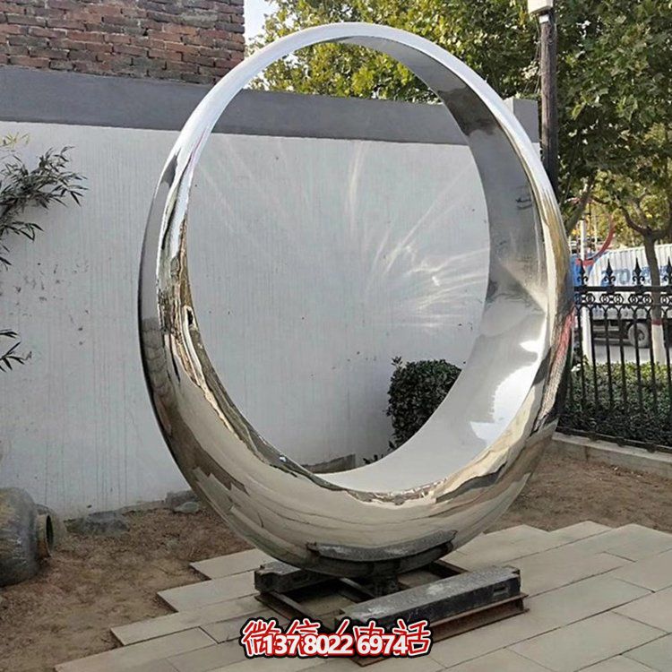 高级不锈钢圆环博鱼平台，构筑优雅园林景观