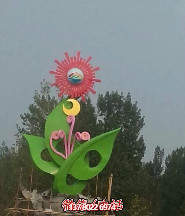 不锈钢艺术博鱼平台，为景观公园添彩