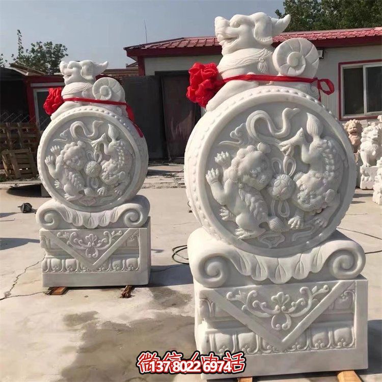 传统文化精髓古建之美庭院风雕鼓石博鱼平台