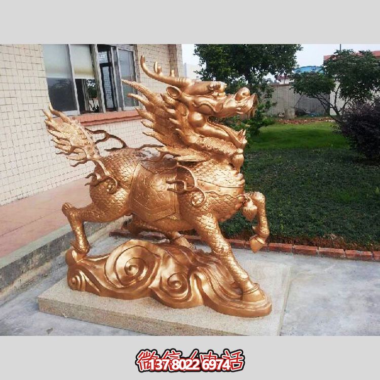 非凡精致的不锈钢麒麟博鱼平台，装点你的别墅庭院