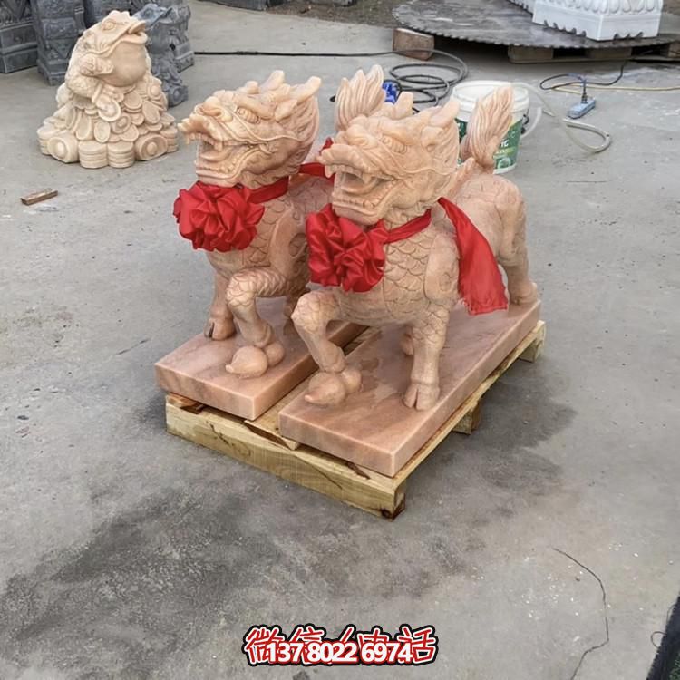 企业工厂晚霞红镇宅招财麒麟博鱼平台