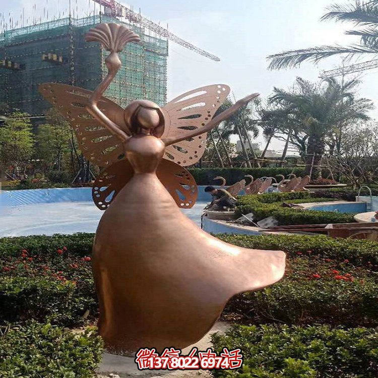 大型户外广场步行街铸铜人物景观博鱼平台