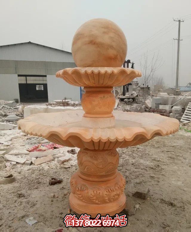 博鱼(中国)招财双层风水球石雕