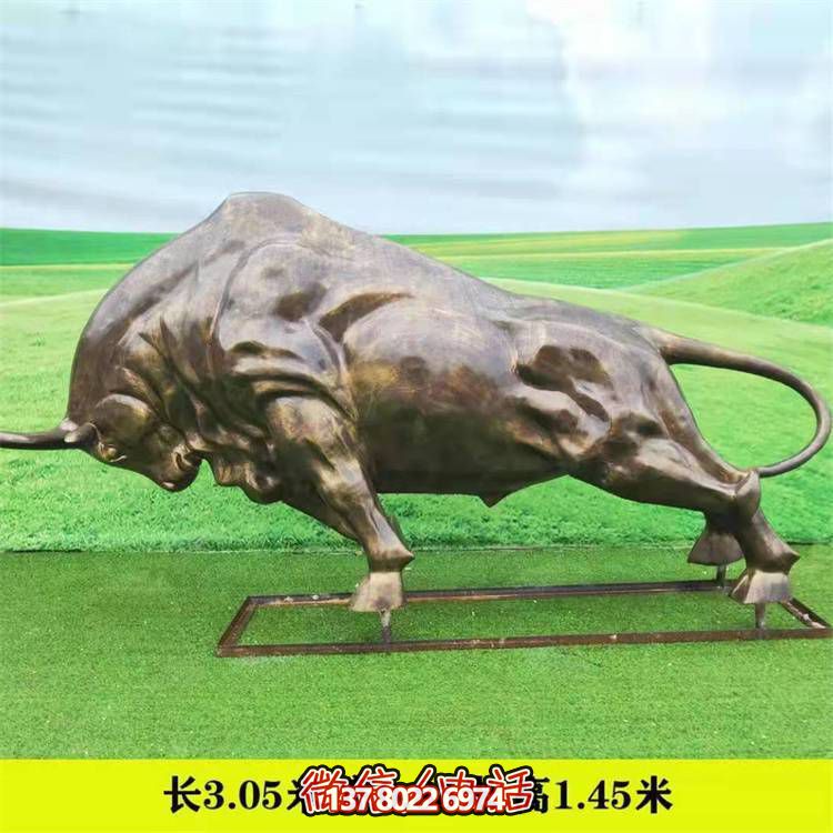 铜雕户外园林企业耕地牛博鱼平台
