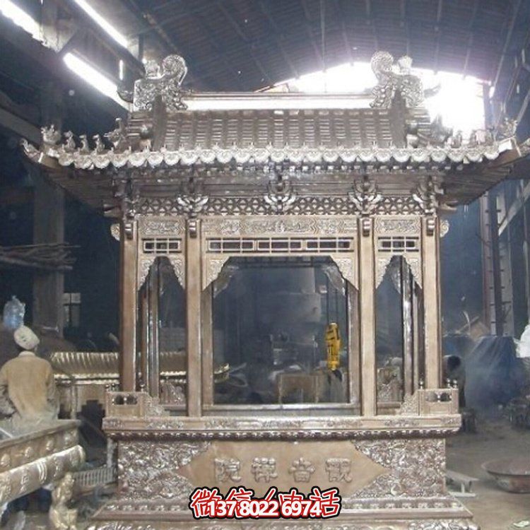 不锈钢喷金烤漆寺庙宗教大型香炉博鱼平台