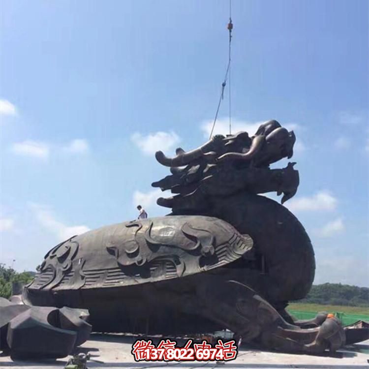 广场大型不锈钢景观博鱼平台摆件