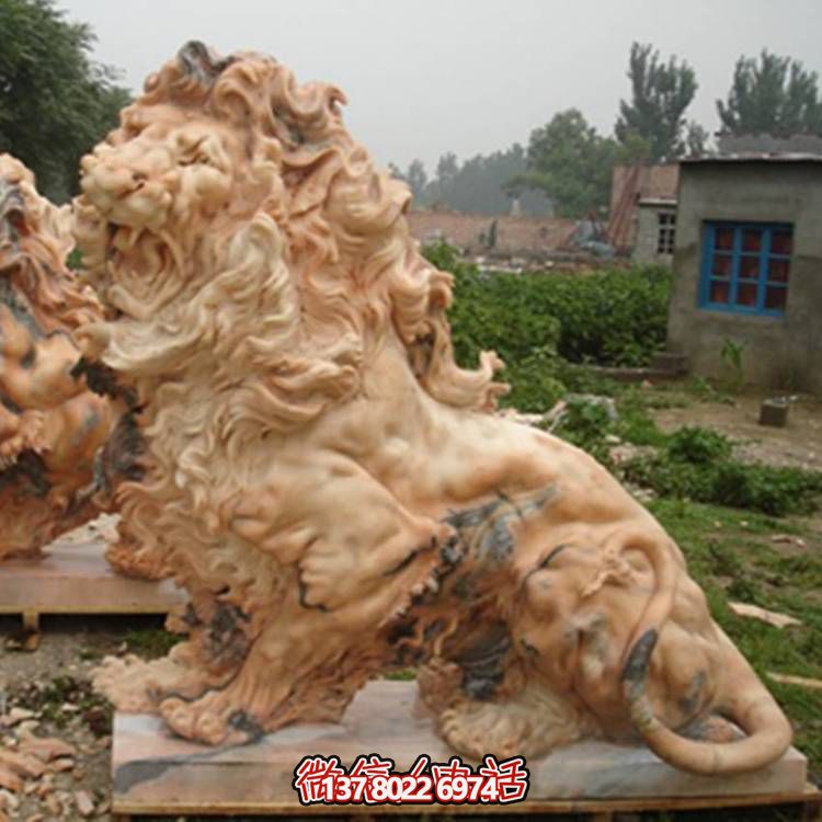 别墅小区大型镇宅神兽狮子博鱼平台