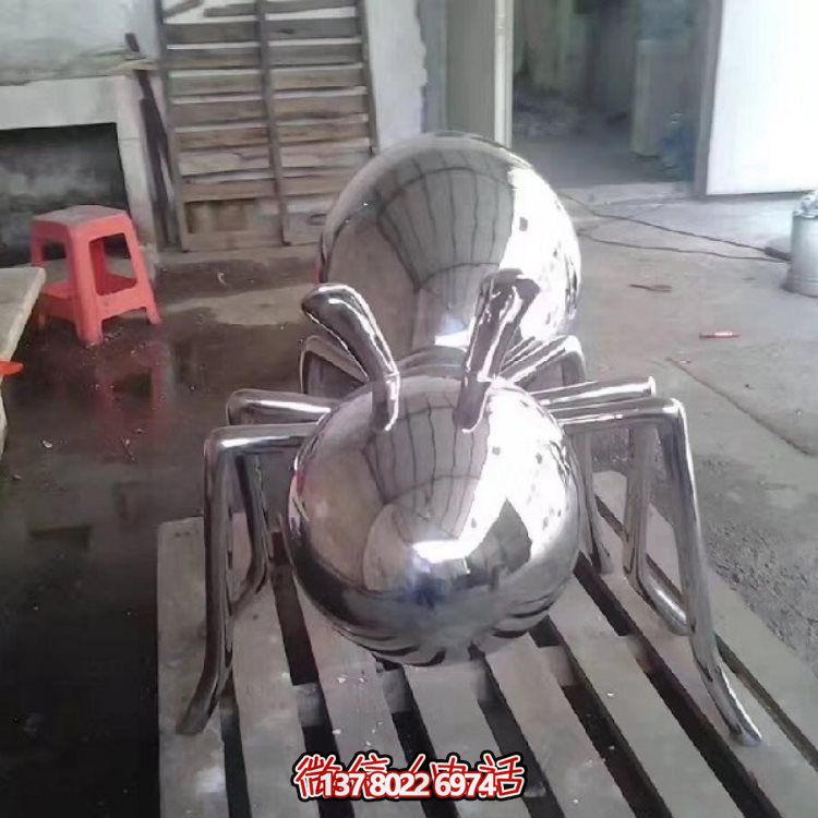 镜面不锈钢户外大型蚂蚁博鱼平台