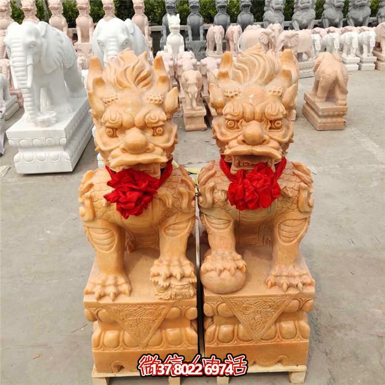 晚霞红是户外景区寺庙大型麒麟博鱼平台