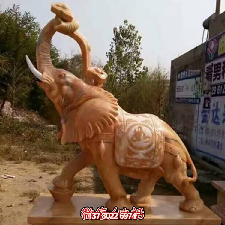 别墅小区门口大型看门镇宅招财大象动物博鱼平台
