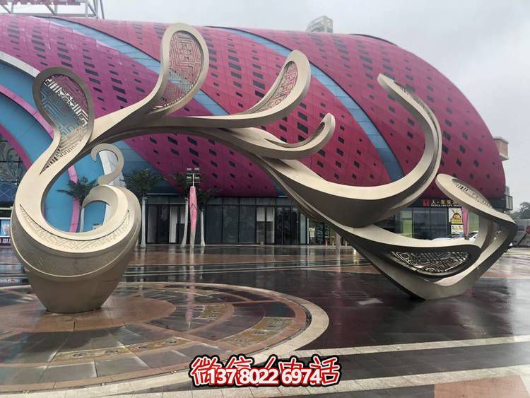 户外园林景观抽象大型凤凰博鱼平台