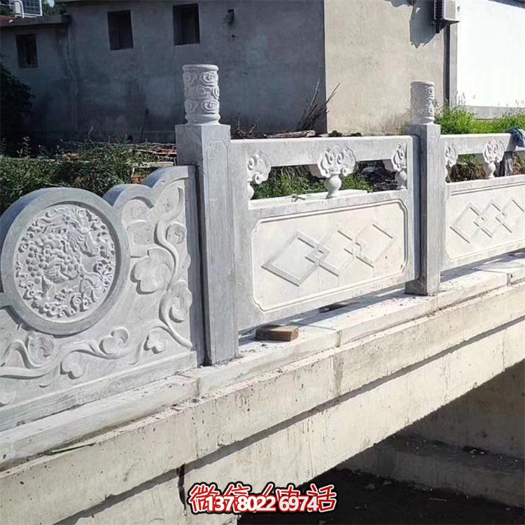 寺庙大理石园林景观栏板栏杆博鱼平台