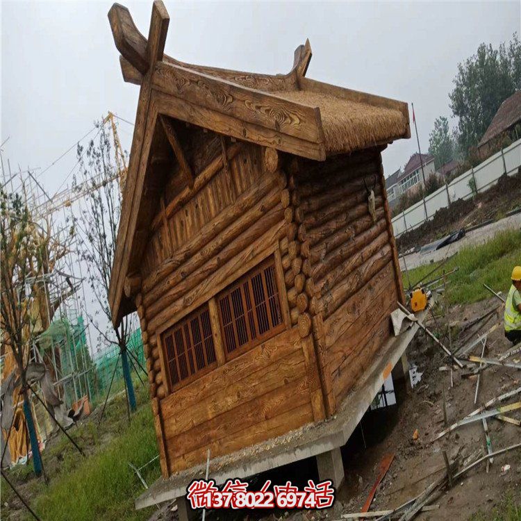 园林广场装饰假山石景观博鱼平台