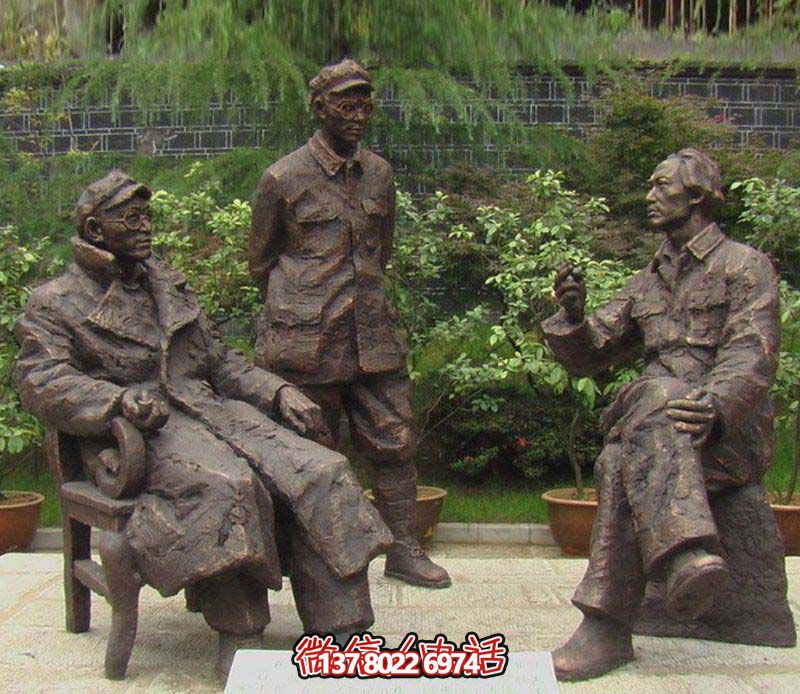 户外园林不锈钢仿铜伟人博鱼平台