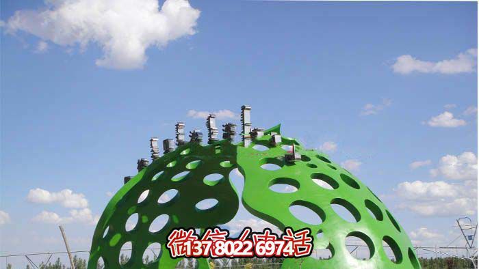 拱门博鱼平台-公园不锈钢镂空半圆拱门博鱼平台