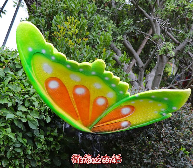 玻璃钢卡通农场蝴蝶博鱼平台