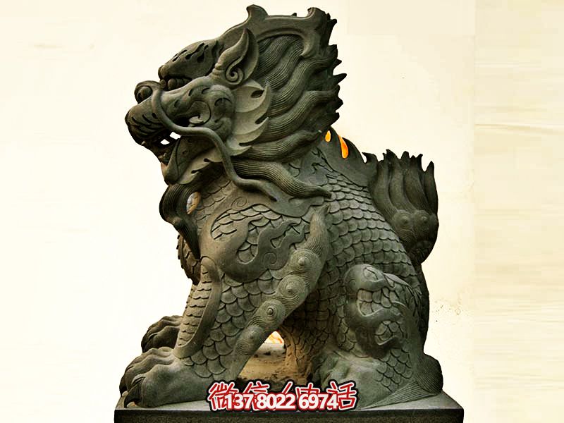 庭院故宫门口大型神兽石雕辟邪貔貅博鱼平台
