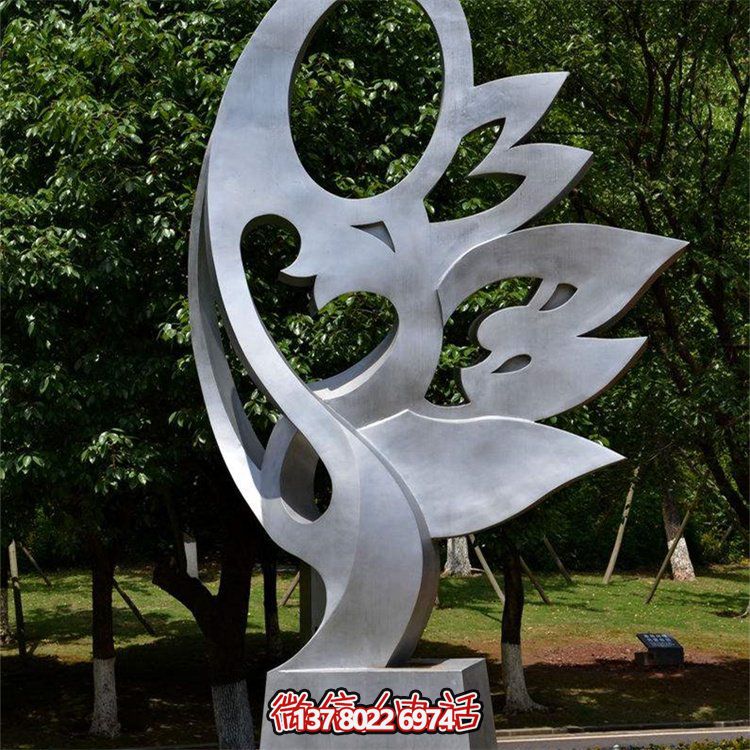 大型不锈钢博鱼平台城市创意造型户外景观
