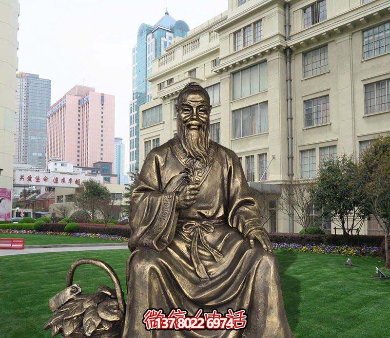 华佗古代名医铜雕华佗博鱼平台