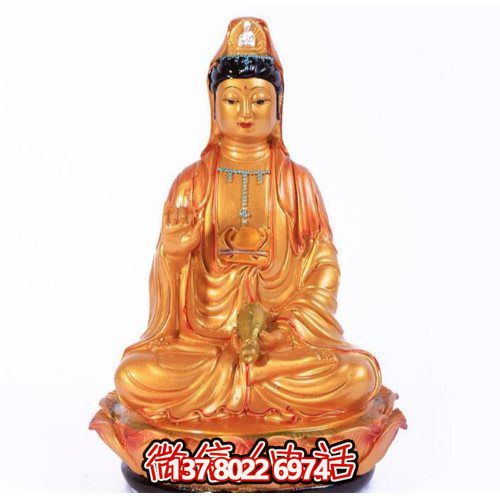 寺院景区室外摆放铜观音佛像博鱼平台