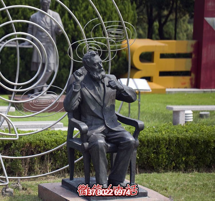 铜雕校园世界名人诺贝尔博鱼平台
