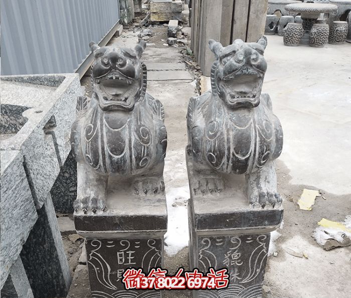 庭院别墅青石石雕辟邪貔貅博鱼平台
