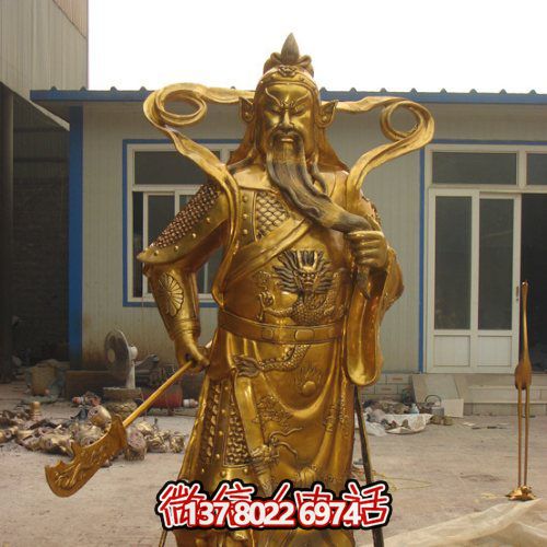 关公关二爷寺庙宗教玻璃钢彩绘佛像博鱼平台