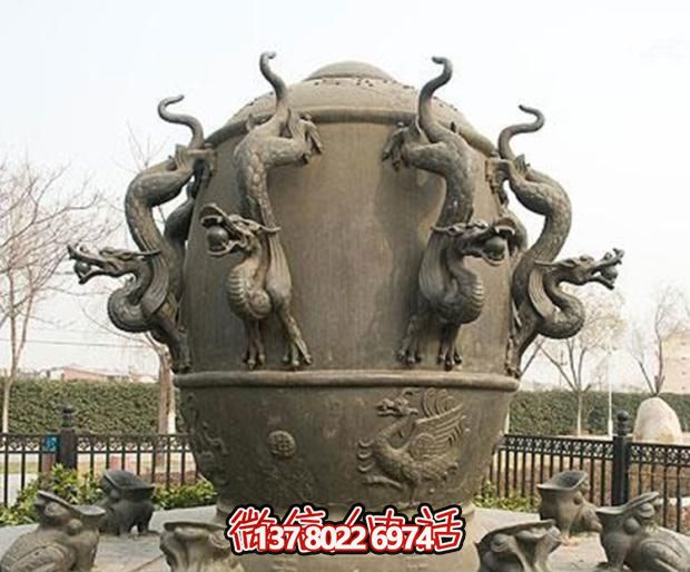 花园庭院创意不锈钢做旧地动仪博鱼平台