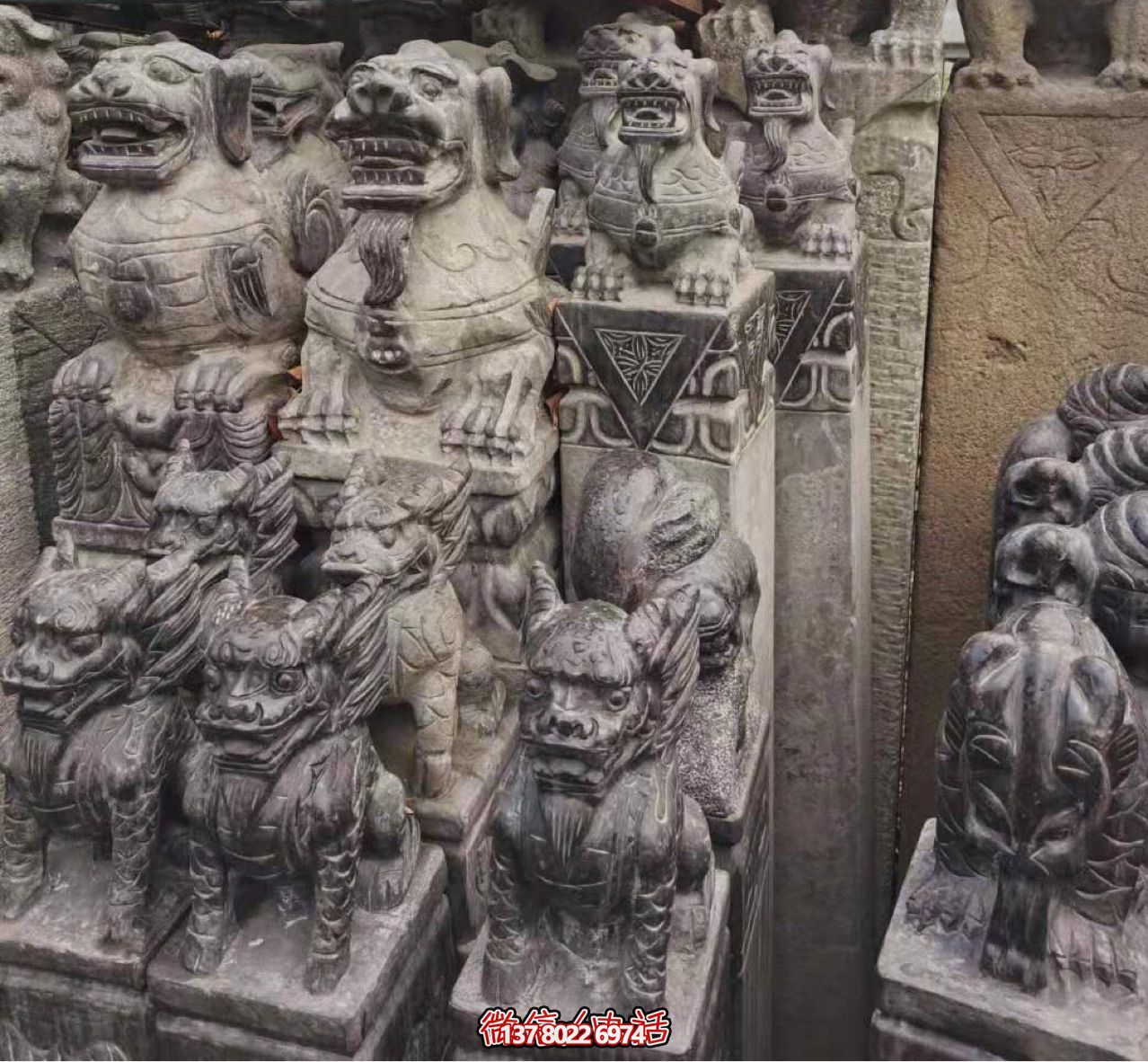 大型仿真动物镇宅铜雕狮子博鱼平台
