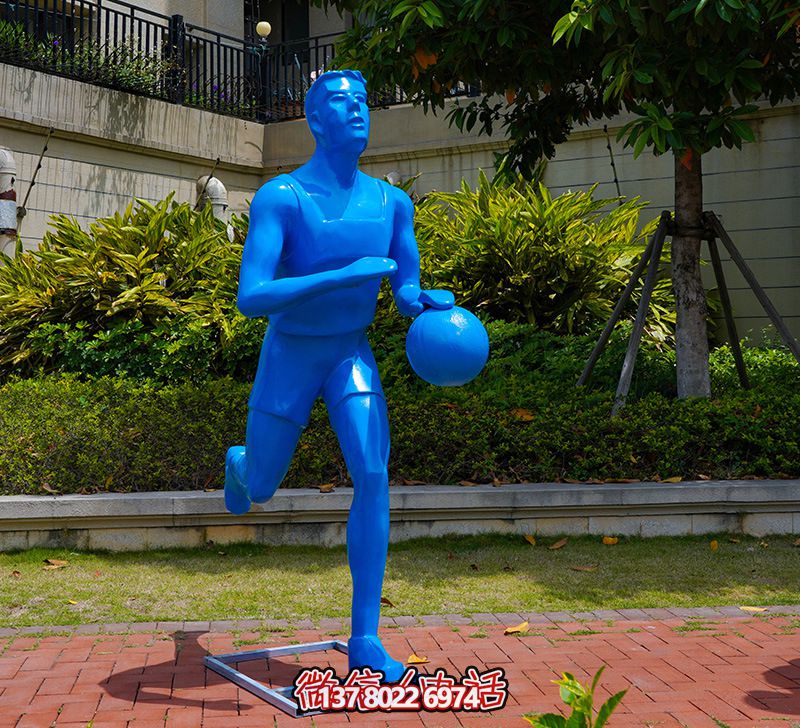 公园体育广场打篮球运动景观玻璃钢博鱼平台