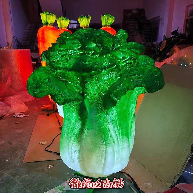 透光玻璃钢蔬菜向日葵博鱼平台农场景区园林摆件