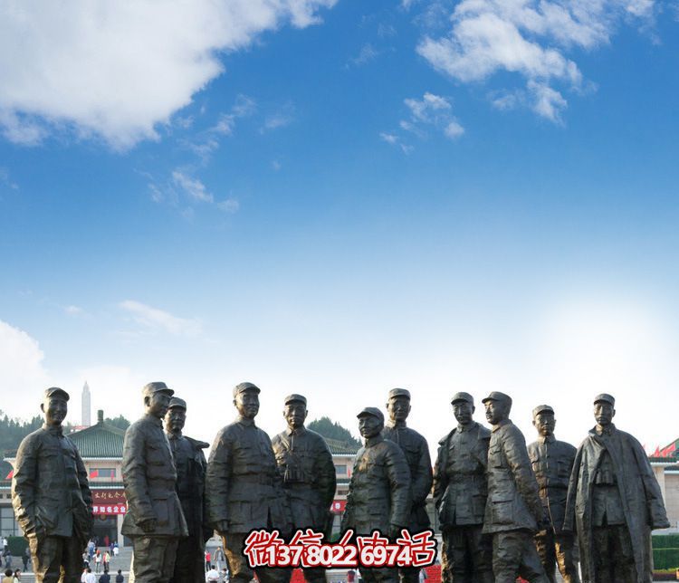 广场户外石雕红军博鱼平台