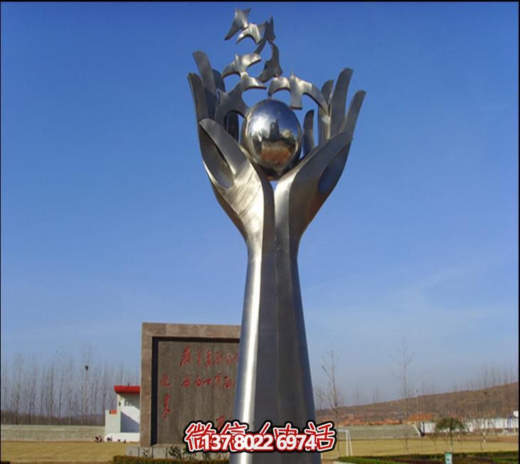 金属不锈钢鸽子博鱼平台广场动物摆件