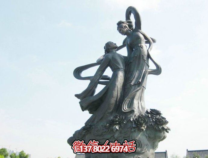 广场景观牛郎织女神话故事人物青铜博鱼平台